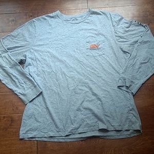 Mens vineyard Vines long sleeve basketball tee